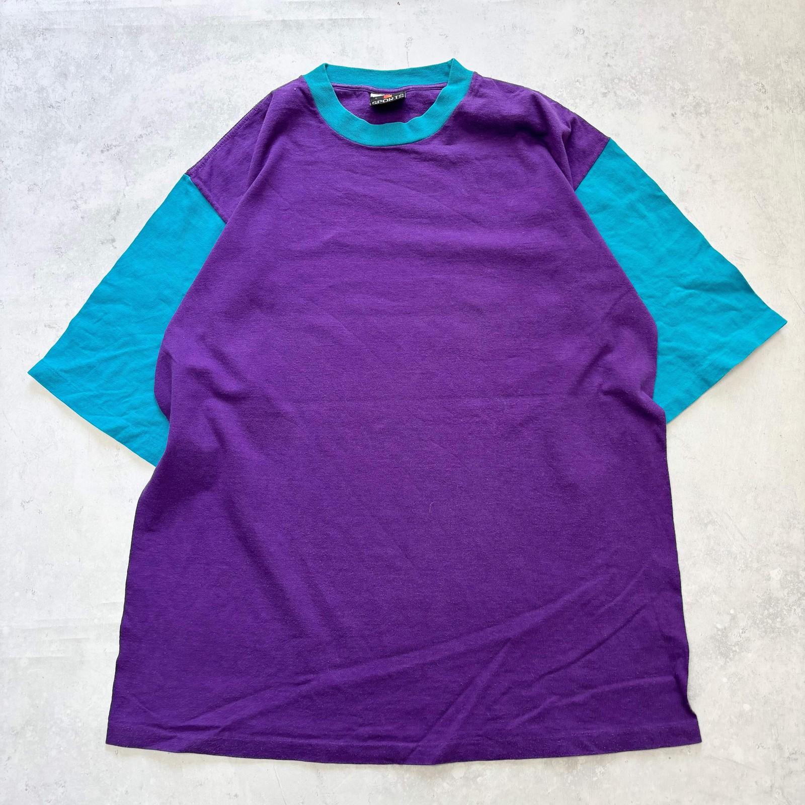 Vintage T Shirt Mens Large Purple Single Stitch 90s XXXL