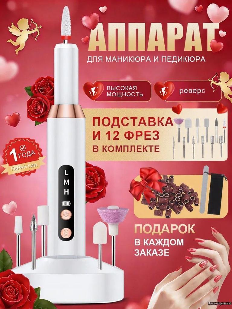 Portable Electric Nail Care Grinder - Wireless Nail Polishing Pen