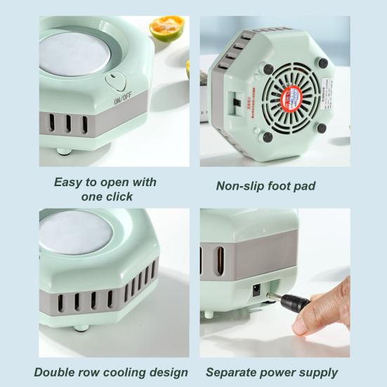 Quick Cooling Cup Easy One-Touch Operation Portable Mini Electric Drink Instant Cooler with Sunken Style for Beer Juice Coffee