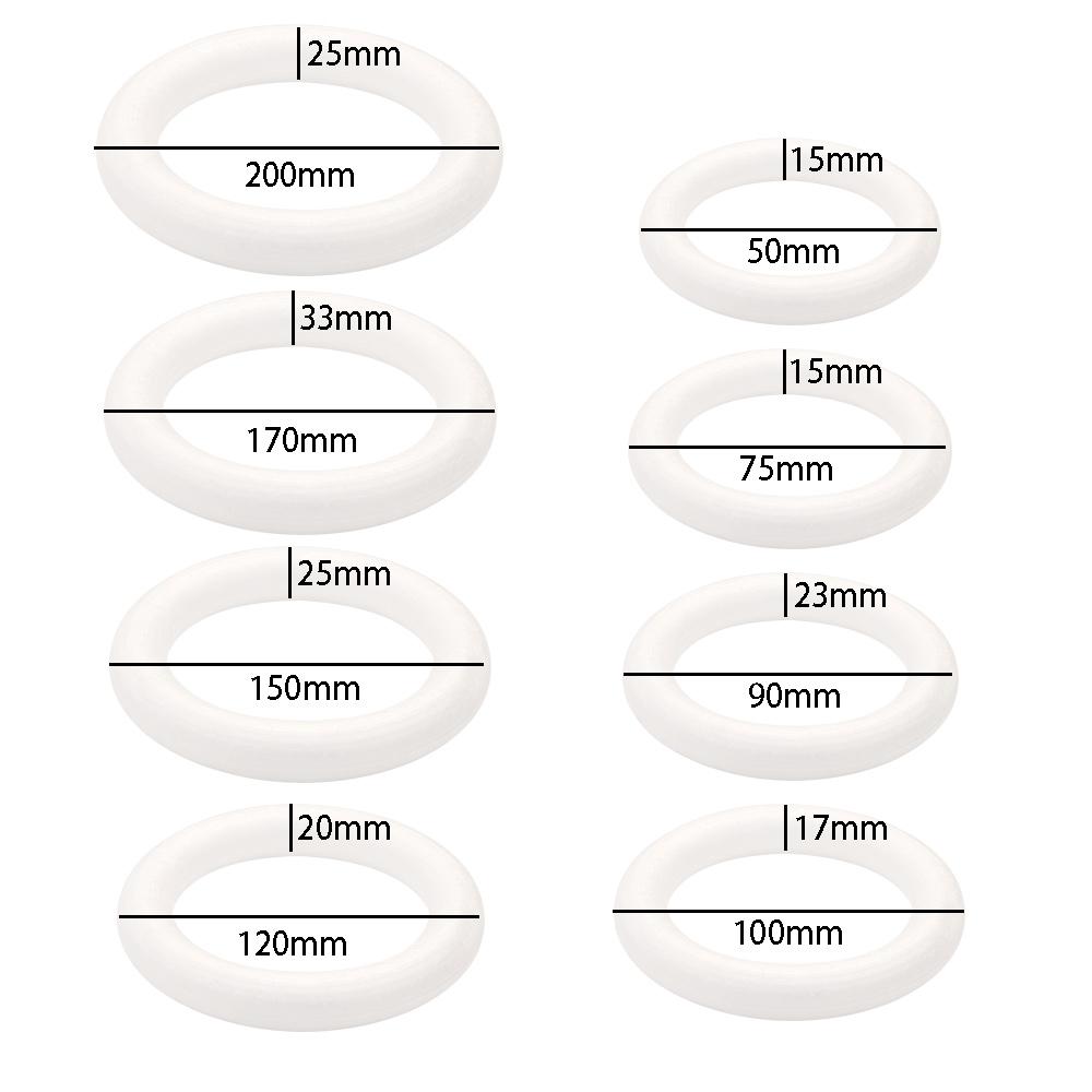 DIY Wedding Party Foam Ring Round Donuts Mould Craft Material