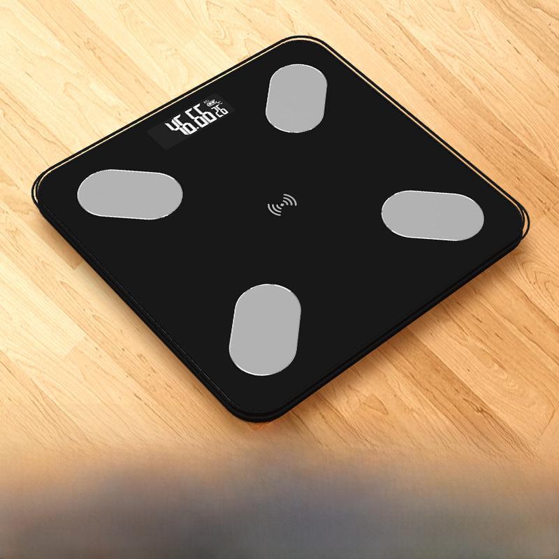 Smart USB Rechargeable Body Weight & Fat Scale for Home Use