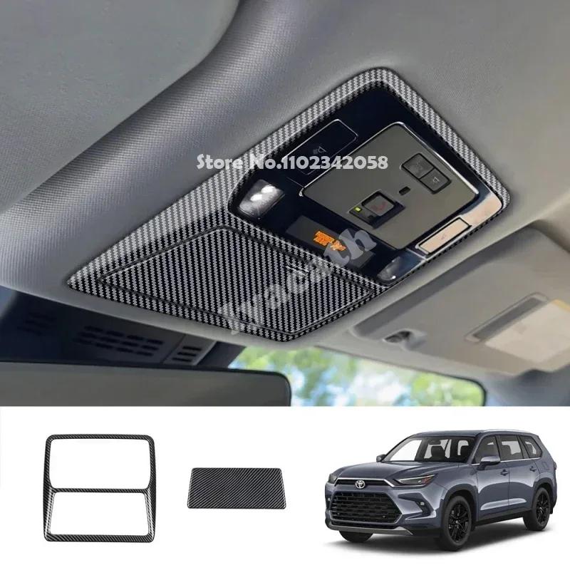 LHD For Toyota Grand Highlander 2024 2025 carbon window rise switch gear shift panle trument readlamp AC vent armest cover