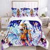 Admire Saint Seiya Pattern Bedding Set Printed Bed Set Duvet Cover Sheet Pillowcase Bed Soft Quilt Cover Full Queen King Size