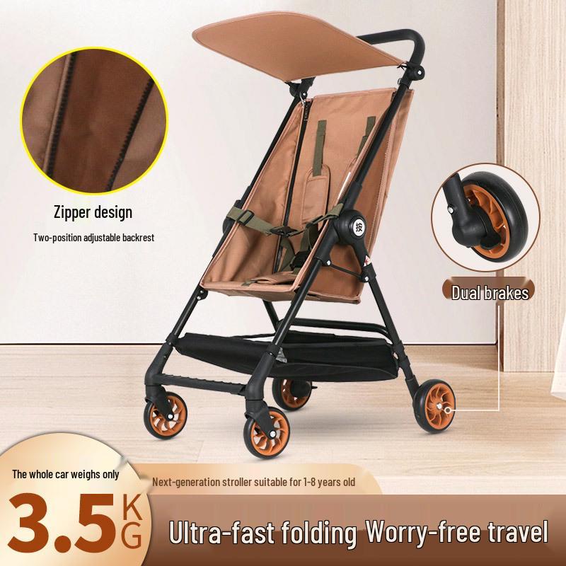 

Легкая Складная Прогулочная Коляска для Малышей и Детей Старшего Возраста