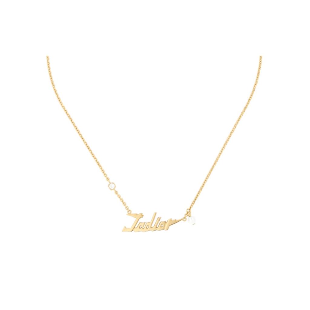 Dior J'Adior White Resin, White Faux Crystal, Metal Necklaces Women's N1444ADRRS-D301