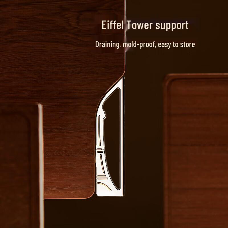 

SALATABLE Antibacterial Ebony Standable Cutting Board