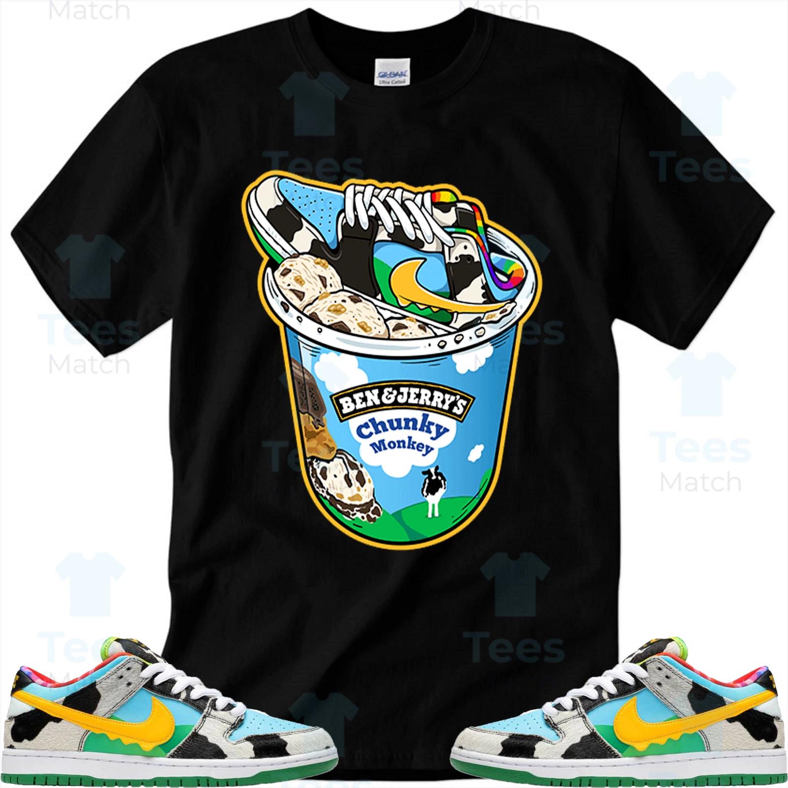 

Футболка Chunky Dunky Pint в тон SB Dunk Low Ben & Jerry s Chunky Dunky -Черный XL