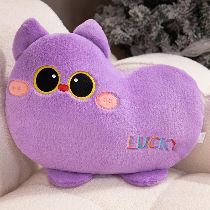 

Cartoon Cute Lucky Cat Pillow Doll Plush Toy Living Room Sofa Pillow Cushion Ornament Sleeping Pillow Premium Durable 40cm 0.44kg