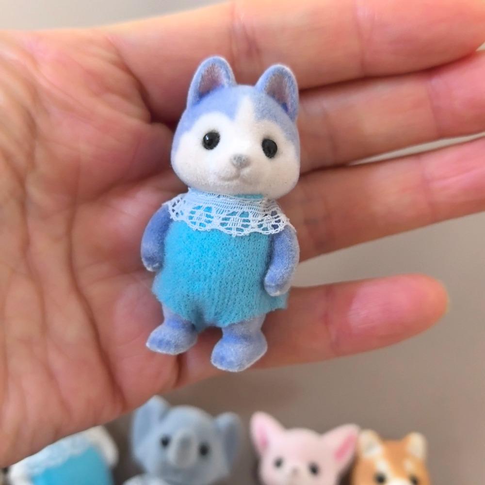 

Имитация Лесная семья кроликов Сделай сам Игровой набор Мини фигурка кролика и медведя Игрушка Куклы Детские подарки янтарь