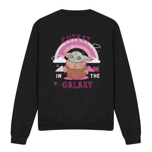 Star Wars: The Mandalorian Unisex Adult The Cutest In The Galaxy Grogu Long-Sleeved Sweatshirt