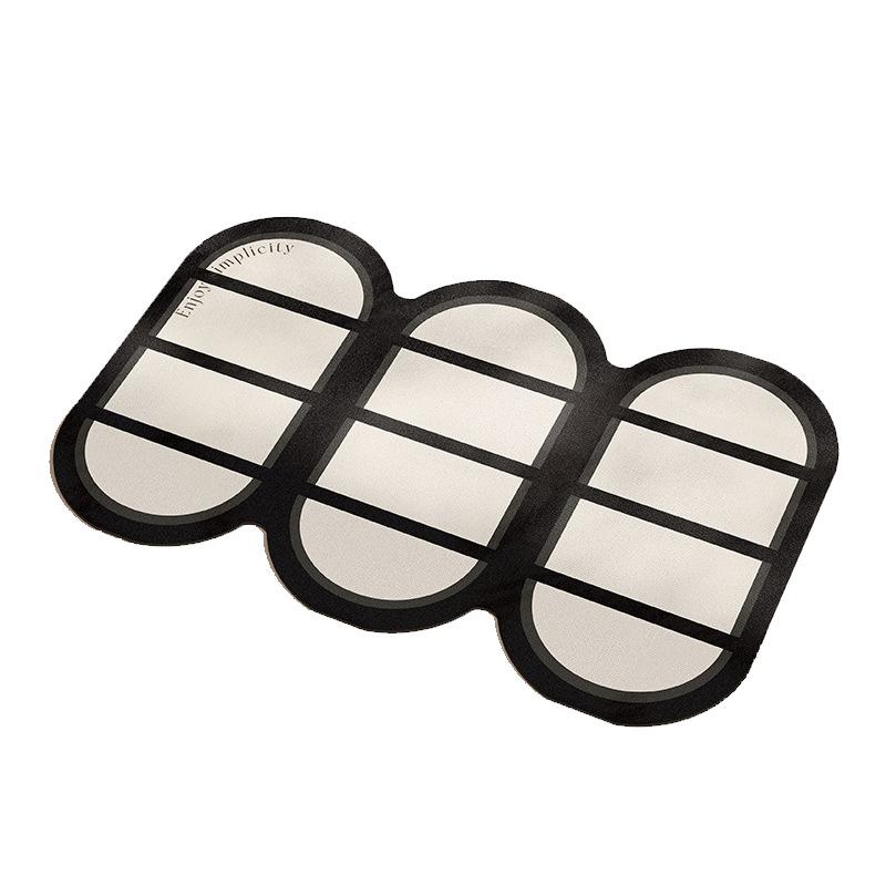 Simple and Minimalist Floor Mat Bathroom Soft Diatom Mud Water-absorbent Wear-resistant Anti-slip Door Mat Bathroom Toilet Special Pad