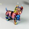 Figurka Buldoga Drukowana 3D Z Ruchomymi Stawami Figurka Psa Model Szczeniaka z Artykulacją Zabawka Fidget Dekoracja na Półkę Domową Biurową Ozdoba