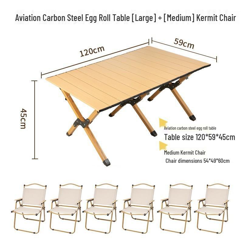 Conjunto Portátil Ultraleve de Mesa Dobrável e Cadeiras de Alumínio para Acampamento ao Ar Livre e Piqueniques