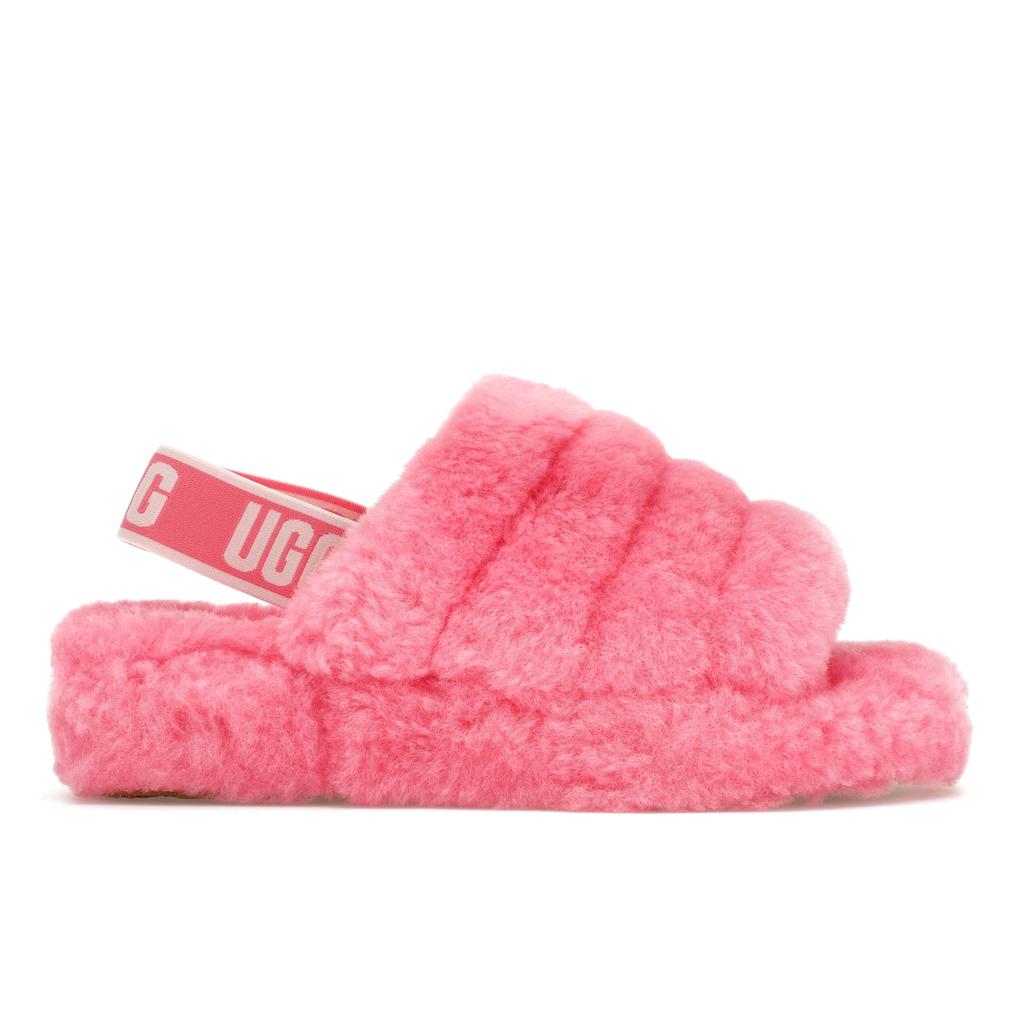 UGG  Fluff Yeah Slide Pink Rose Women Sneakers 1095119-PKRS