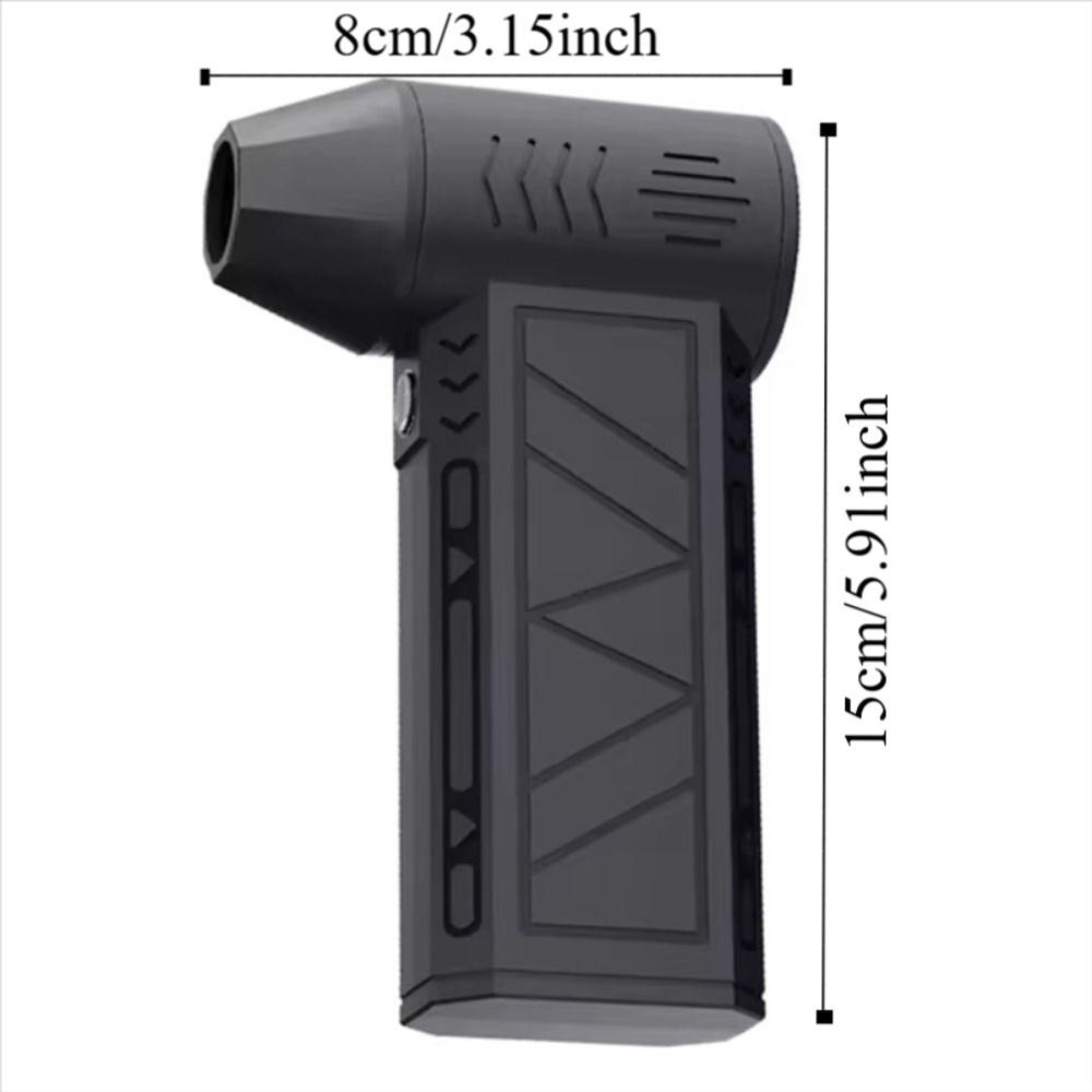 3 Gear Turbo Electric Air Duster Rechargeable Handheld Dust Blower Cleaning Turbo Fan  Keyboard