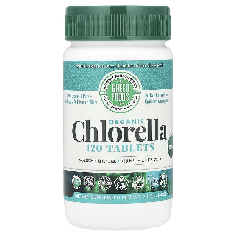 Organic Chlorella, 120 Tablets