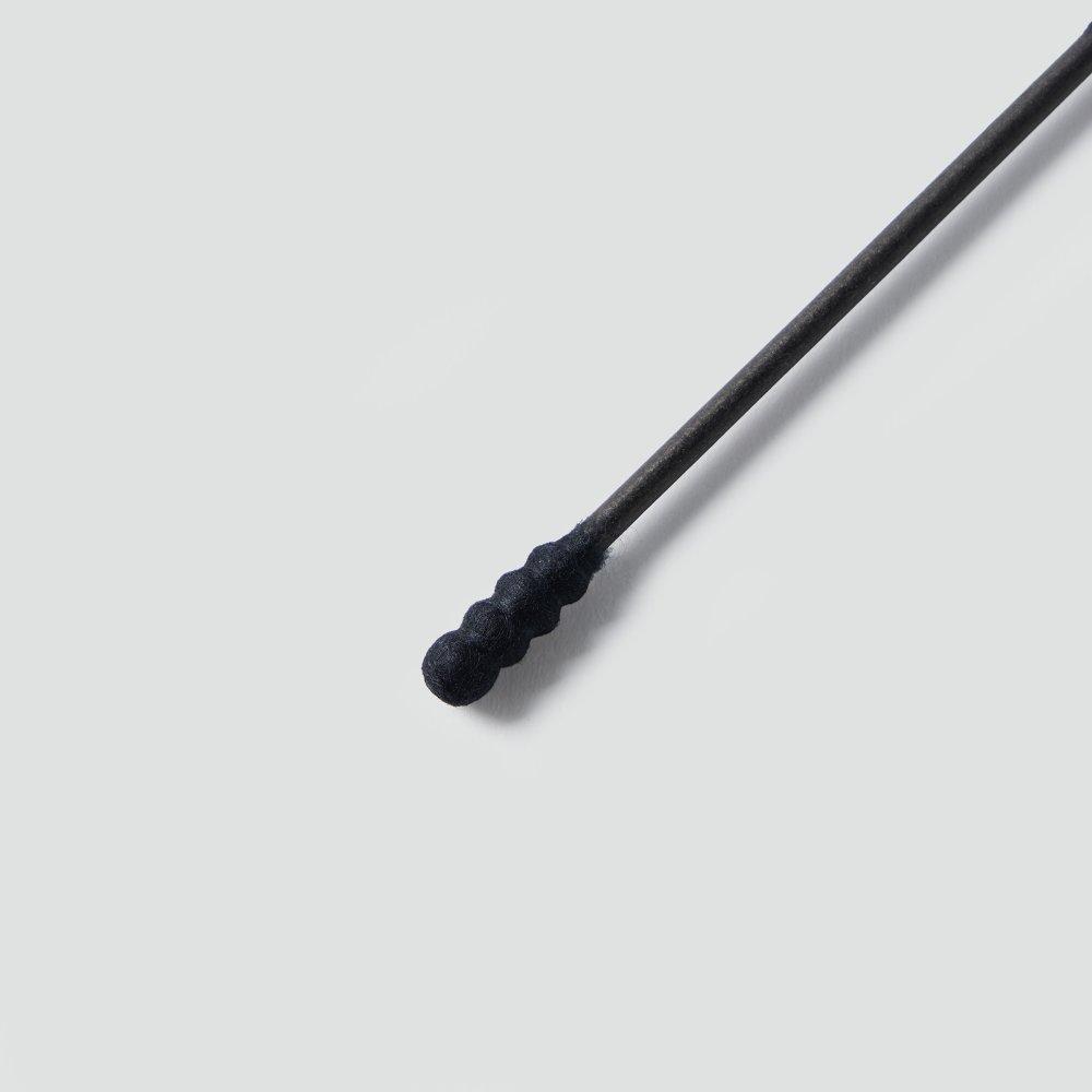 JAJU Neat Embossed Black Cotton Swab 200 Pieces