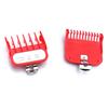 Guide de taille 1.5+4.5mm Peigne Rouge Accessoire Set de Peignes Avec un Support en Métal Tondeuse