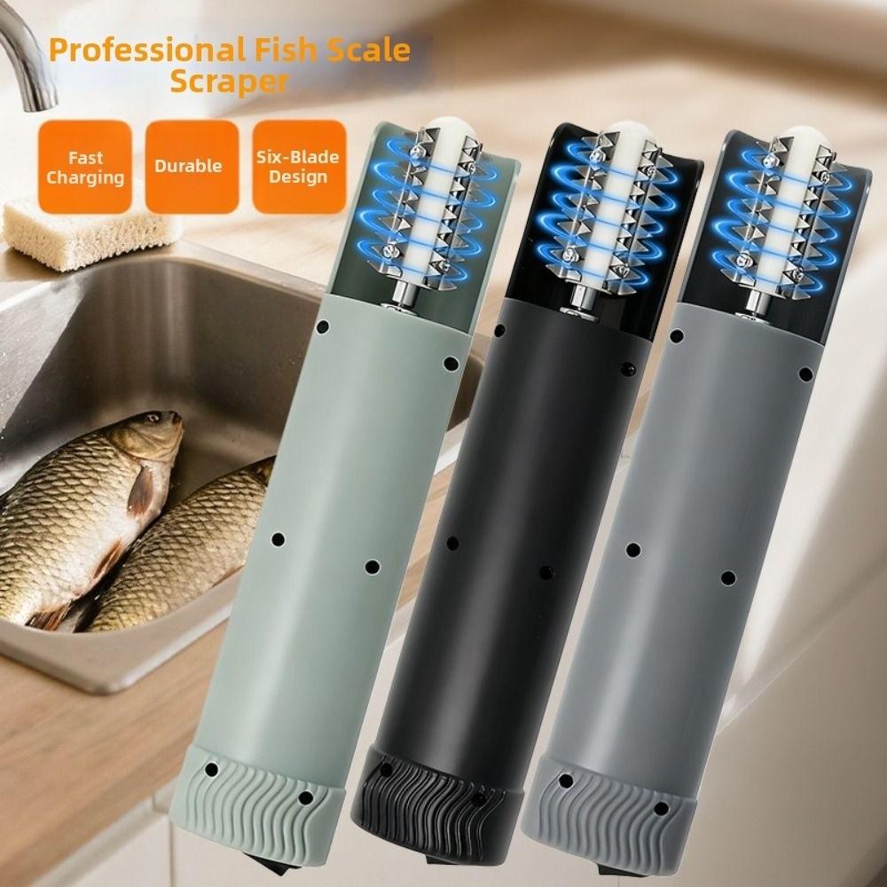 Safe Electric Fish Scaler Rotating Fish Scale Remover Fish Cleaning Tools  Fishing Tools