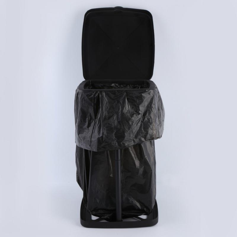 For Multi-functional Garbage Bag Auxiliary Rack Large Capacity Folding Trash Can Insert Tube Trash Rack PP Material