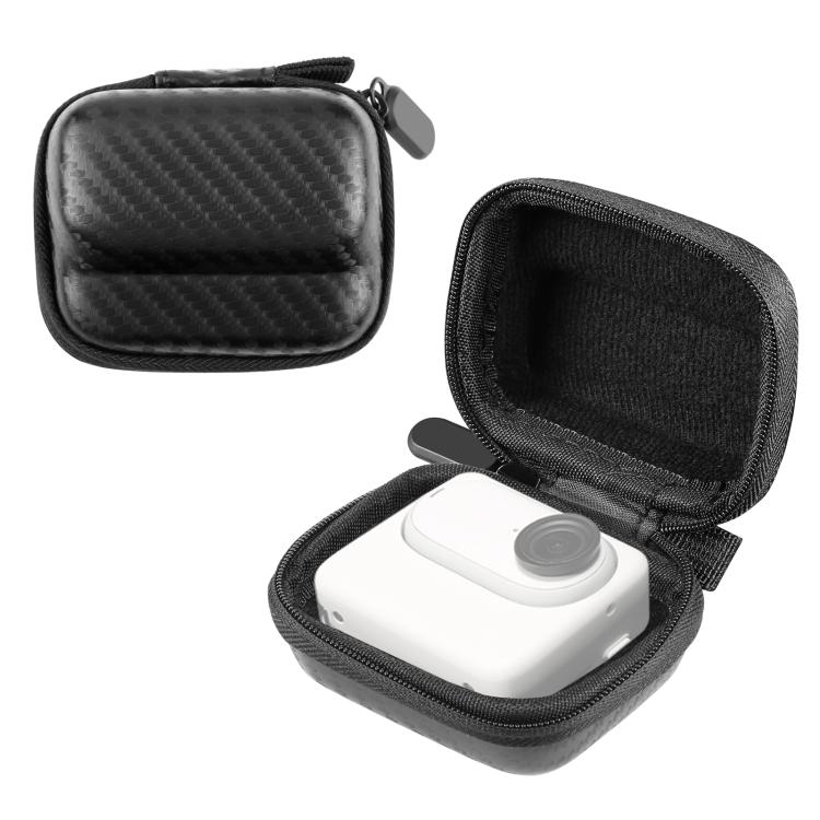 

For Insta360 GO 3 / GO 3S PULUZ Mini Body Bag Portable Carbon Fiber EVA Storage Bag (Black) чёрный