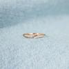 S925 Sterling Silver Rhinestone Wave Ring: European & American Style Luxury Index Finger Ring for Women