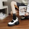 Platform Mary Jane shoes women's 2025 spring and summer new versatile height increase small high heel Japanese jk thick heel small leather shoes