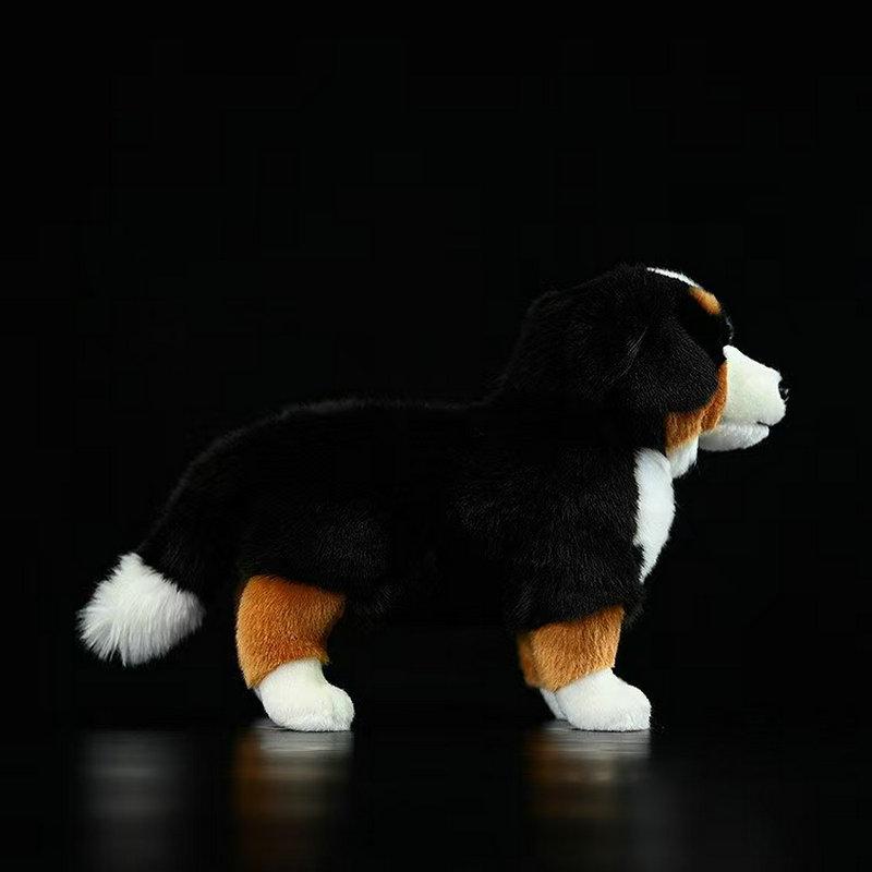 Süße Weiche Plüschtiere Simulation Echtes Leben Niedliche Plüschpuppen Lebensecht Geschenk Berner Sennenhund Plüschtiere
