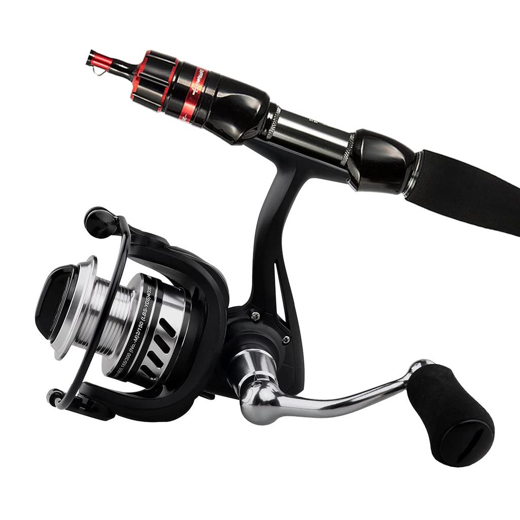 Ashconfish Spinning Reel PE Line General Purpose Fishing Reversible Handle EVA Handle BF5000 7+1BB Included, Reel, (Left/Right), Knob,