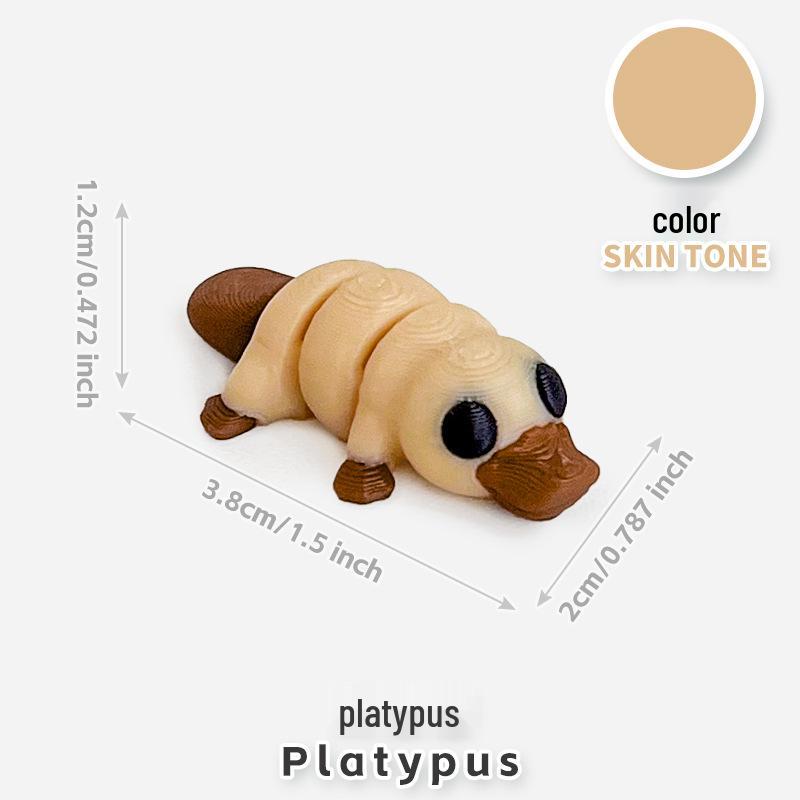 Colorful 3D Printed Small Animal Toys - Simulation Animal Models for Micro-Landscape Decoration