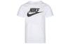 T Shirts Men's White Crew Neck Moderate Straight Fit BV0629-100