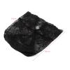 Women Sexy Black Lace Full Face Mask, Stretch Mesh Hood with Eye and Mouth Openings for Halloween Cosplay Party