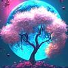 Diamond Painting 5D Full Diamond Painting DIY Square Diamond Round Diamond Home Landscape Moon Decoration Painting