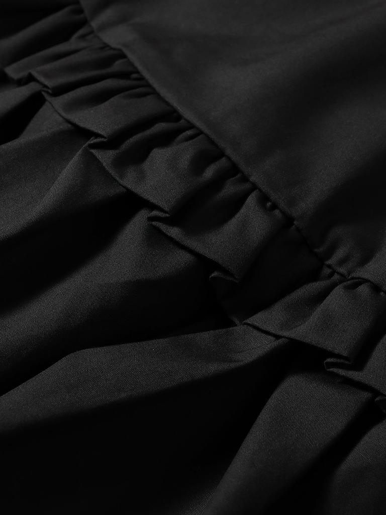 Ray Beams Sister Jane Birdie Ruffle Mini Skirt, Women's, Black, Size S