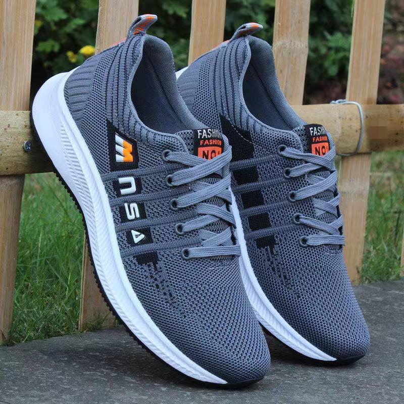 Men's Breathable Spring & Autumn Casual Sport Shoes: Versatile Woven Collection