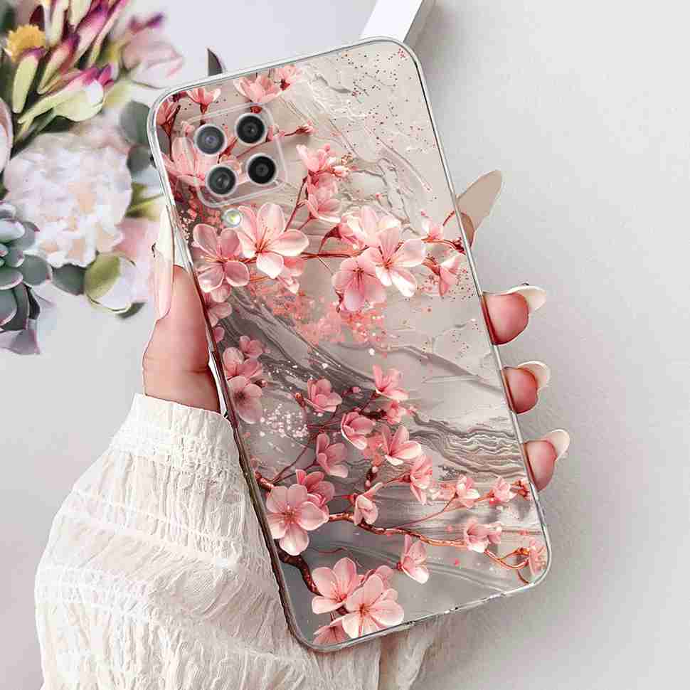 For Samsung Galaxy A42 5G Case Popular Pattern Flowers Soft Silicone TPU Cover For Samsung a42 A42 6.6" SM-A426B Fashion Shell