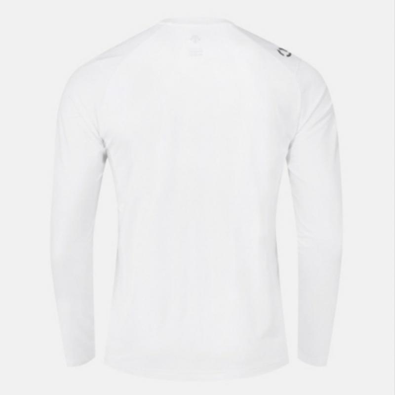 DescenT Running Quick Dry Long Sleeve T shirT B1 sq123rTl21 Blk Mgry whT