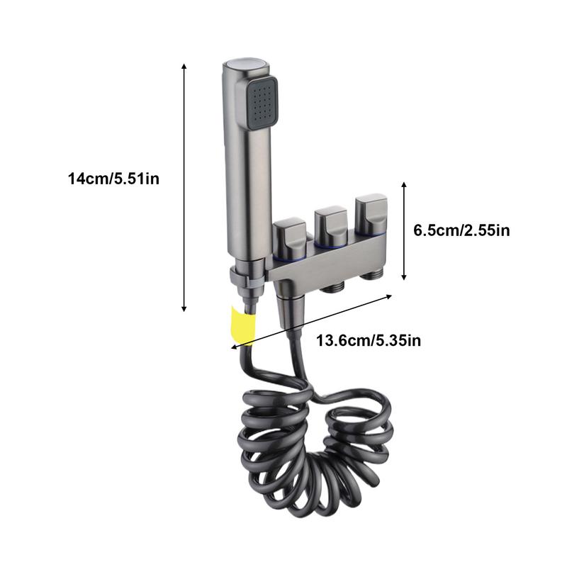 Bidet Sprayer For Toilet Bathroom Bidet Sprayer Multifunctional Bathroom Accessories Handheld Diaper Shower With Scalable Hose