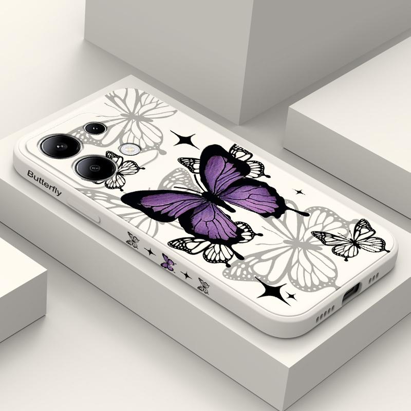 Flying Butterfly Phone Case For Xiaomi Redmi Note 15 Pro Plus 4G 5G Silicone Cover