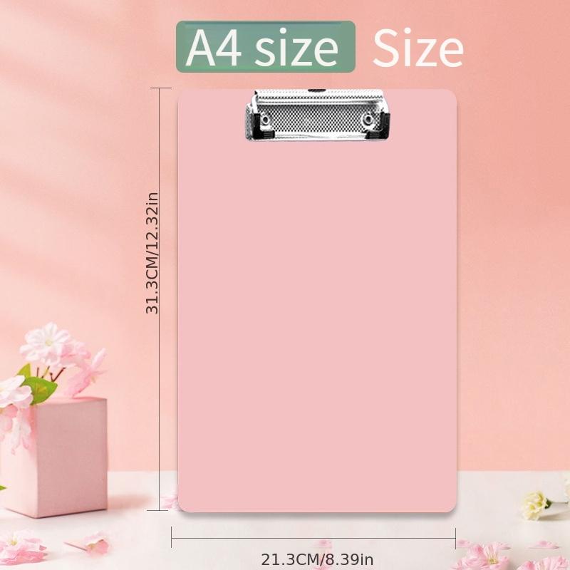 12 Pack A4 Clipboard, Coloured Plastic Clipboards, Clipboard A4, Clip Board, Clipboards Forms Holders For Memo Document Paper