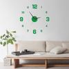 Creative Art DIY Wall Clock Decoration Wall Sticker Clock 3D Silent Acrylic Mirror Large Clock