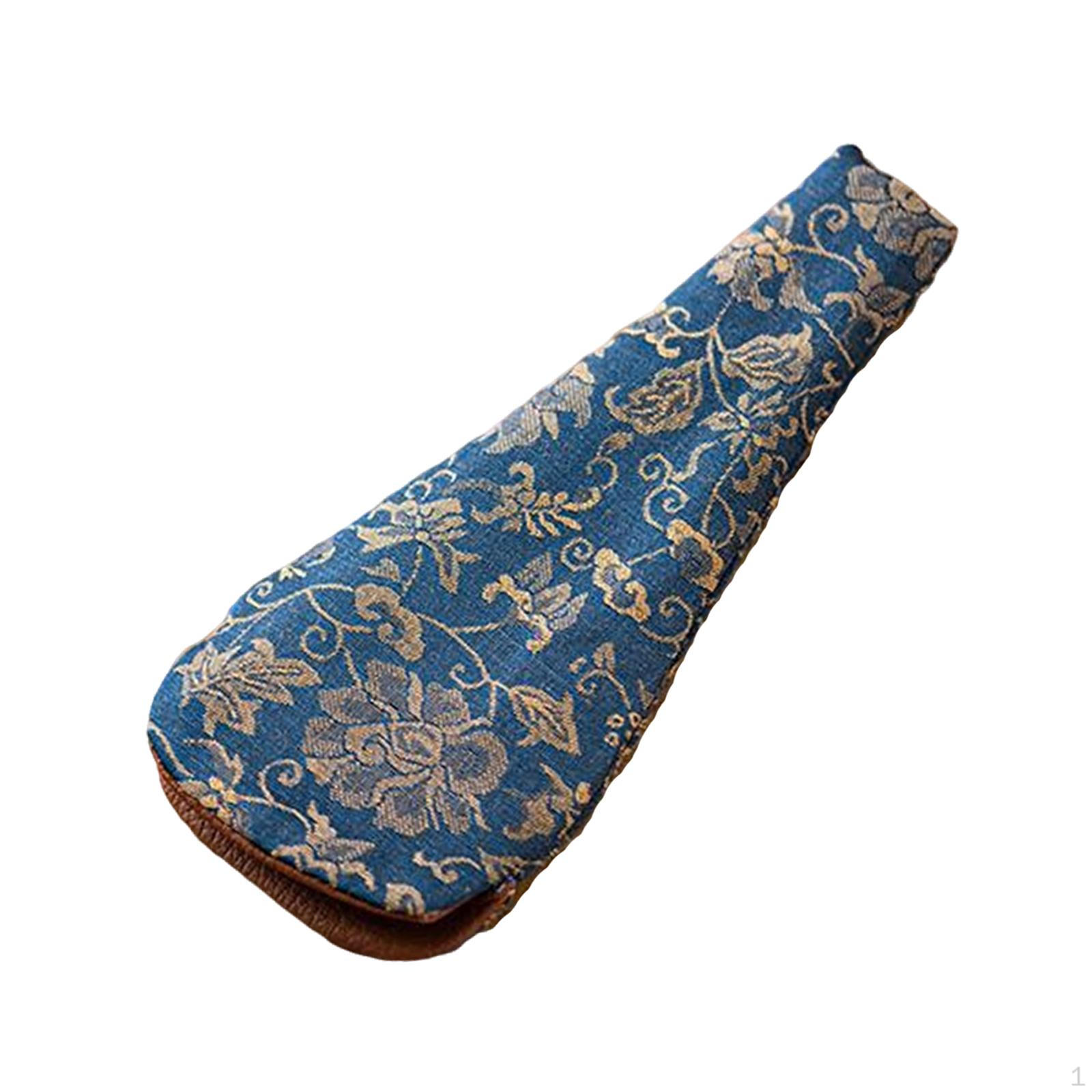 

Китайский чехол для ножниц, портативный защитный чехол ручной работы, сумка для ножниц для вышивки дома blue long