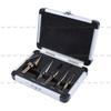 Tapered Drill Bit - HSS - Set of 5 Pieces - Titanium Coating - Hexagonal Shank - Reduces Friction