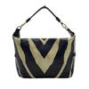 Used Furla Shoulder Bag Zebra Pattern 2-Way Shoulder BagShoulder Bag black/white leather Women