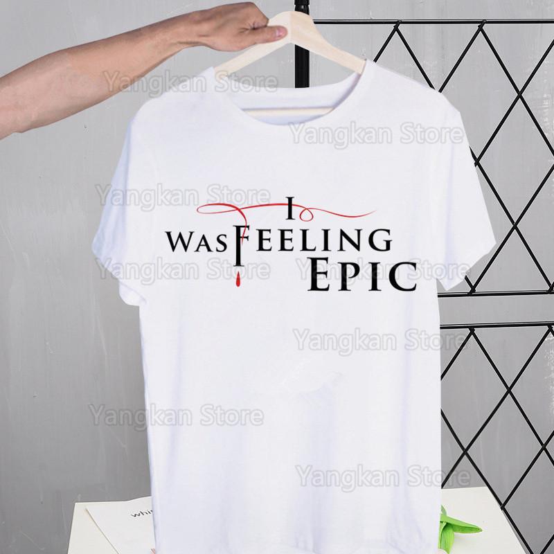 Damon Salvatore The Vampire Diaries Tshirts Men Shirt Harajaku Chronicles Vampiricas Summer Streetwear Casual Tee Short Sleeve