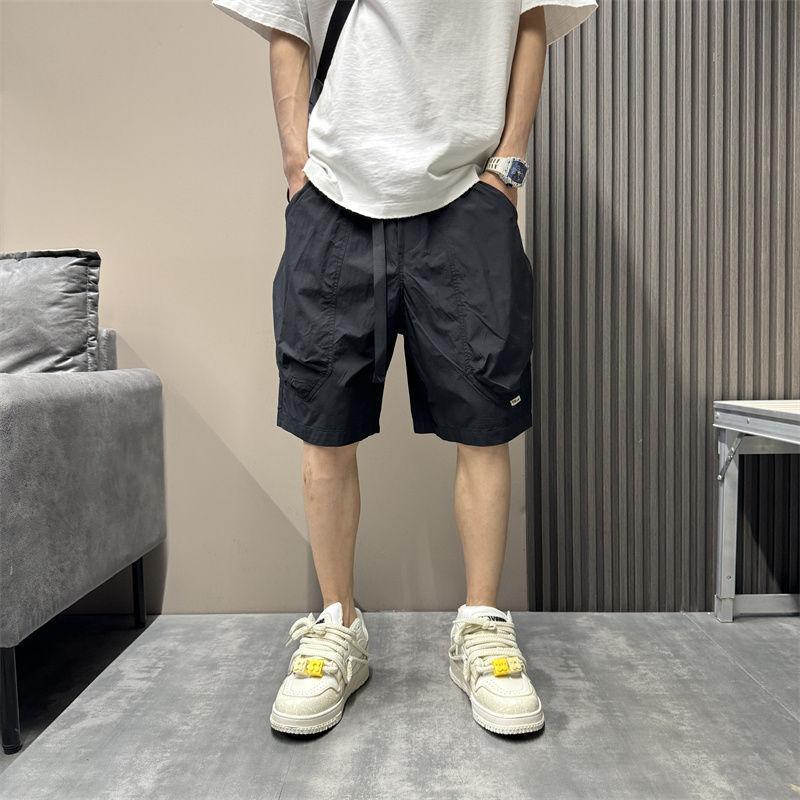 

Повсякденні шорти літні вільні однотонні прості спортивні штани пляжні прямі штани XL