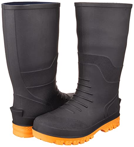 Fukuyama Rubber Galore Work Shoes, Black, Size 25.5 cm, 3E