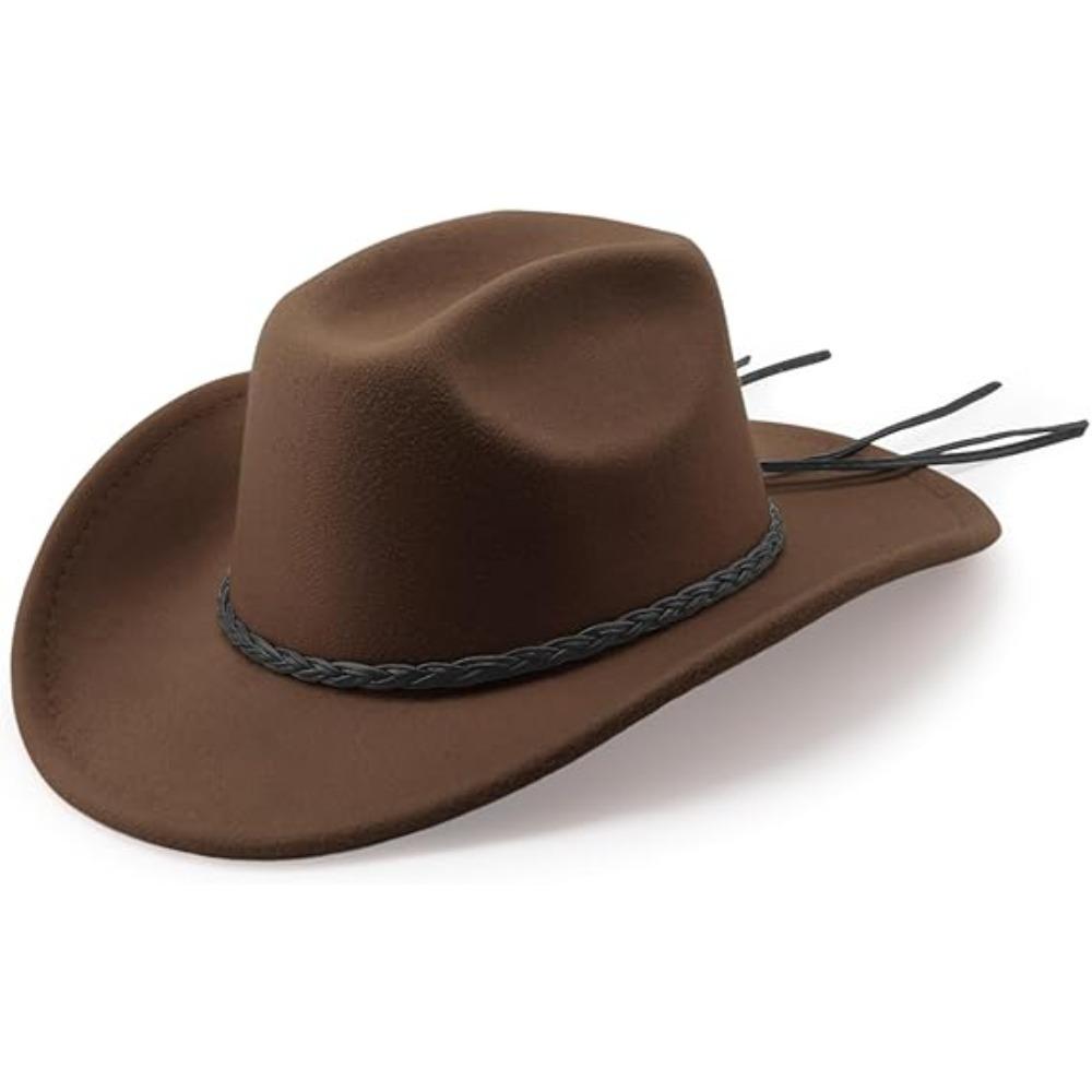 JYL TS DIY  Cowboy Hat Unisex Classic Minimalist Western Hat  Blend
