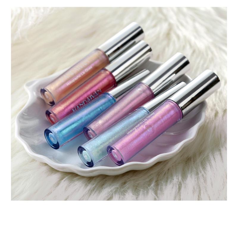6 Farben Lipgloss, langanhaltender Glitzer, roter, nackter Lippenstift, flüssig, wasserdicht, spendet Feuchtigkeit, leuchtendes Lipgloss-Make-up