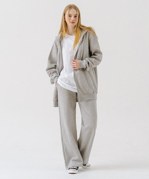 RANDOMOFF Basic Line Wide Training Pants [Gray]